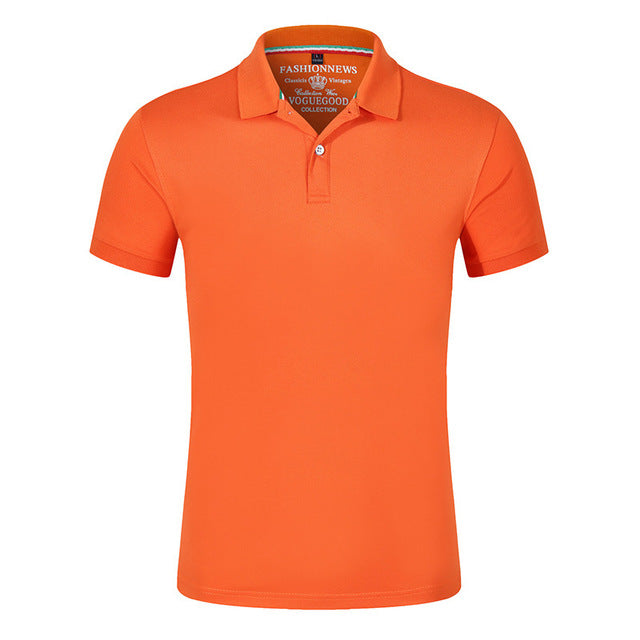 Men High Quality Short Sleeve Cotton Turn-over Collar Business or Casual Sport Shirts - GiftMaybe