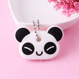 Cartoon Anime Cute Key Cover Cap Silicone Mickey Stitch Bear Keychain Women Gift Owl Porte Clef Minne Key Chain - GiftMaybe