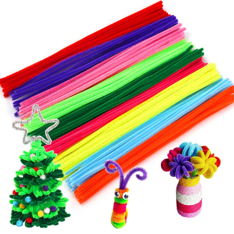 100pcs Multi-colors Handmade DIY Art Craft Material for Kids Children Toys Creativity Handicraft - GiftMaybe