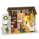 3D Mini Size Wooden DIY House Model Toy for Kids Children or Gift - GiftMaybe