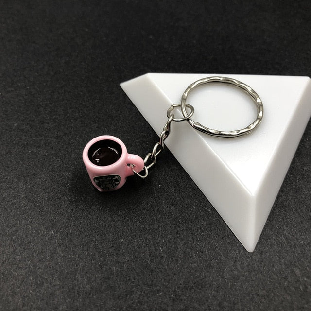 Fashion Handmade Resin Mineral Water Wine Bottle Key Chains Key Ring - GiftMaybe