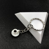 Fashion Handmade Resin Mineral Water Wine Bottle Key Chains Key Ring - GiftMaybe