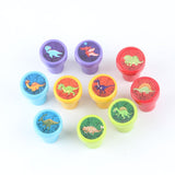 10pcs/Set Cartoon Animals Fruits Seal For Kids' Toys Scrapbooking DIY Cartoon Stamper - GiftMaybe