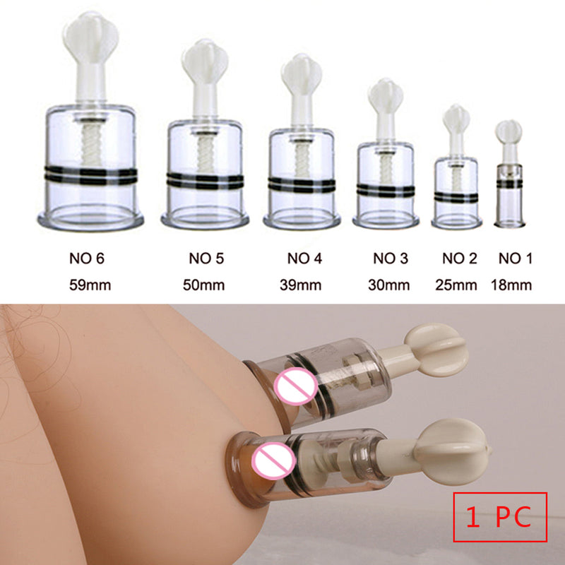 Nipple Sucker Breast, Body or Clit Suction Vacuum Pump Clamps Product for Adults - GiftMaybe