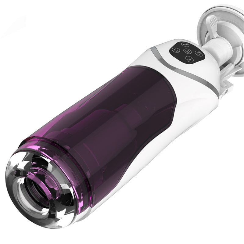 Sex Toy for Men Electric Full Automatic Rotation Telescopic Voice Interaction Hands-free Sex Machine - GiftMaybe