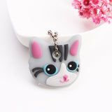 Cartoon Anime Cute Key Cover Cap Silicone Mickey Stitch Bear Keychain Women Gift Owl Porte Clef Minne Key Chain - GiftMaybe