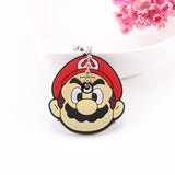 Cartoon Anime Cute Key Cover Cap Silicone Mickey Stitch Bear Keychain Women Gift Owl Porte Clef Minne Key Chain - GiftMaybe