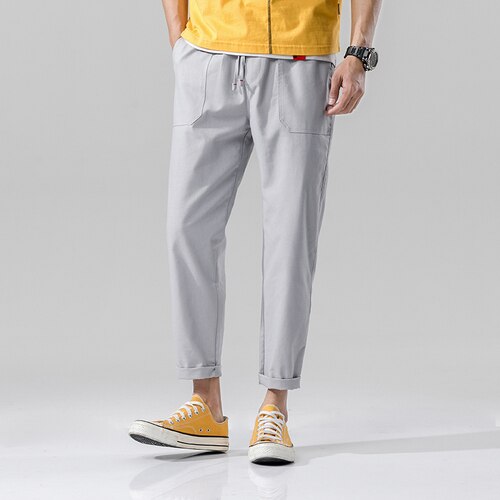 Men Fashion Cotton Hip Hop Joggers Pants  Fitness Casual Street-wear - GiftMaybe