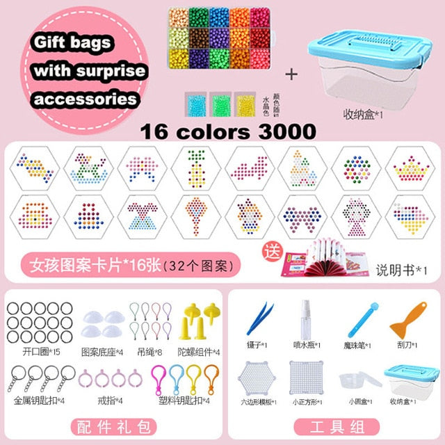 DIY Water Beads Set Handmade Toys for Children Kids 3 5 7 8 Years - GiftMaybe