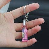 Fashion Handmade Resin Wine Bottle Key Chains Key Rings - GiftMaybe