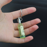 Fashion Handmade Resin Wine Bottle Key Chains Key Rings - GiftMaybe