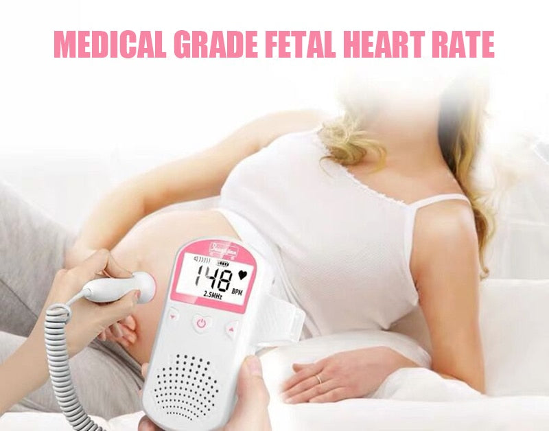 Quickened Stethoscope Fetal Listen Baby Monitor Right Test Medical No Radiation for Pregnant Women - GiftMaybe