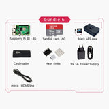 2019 Official Original Raspberry Pi 4 Model B Development Board Kit RAM 1G/2G/4G 4 Core CPU 1.5Ghz 3 Speeder Than Pi 3B+ - GiftMaybe