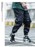 Men's Street-wear Hip Hop  Casual Joggers Pants Multi-pockets  Sweatpants - GiftMaybe