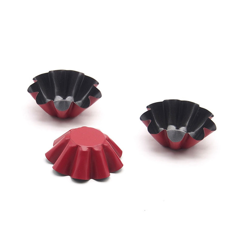 Cake Cookie Molds High-carbon Steel Baking Tool Egg Tart Mold Flower Shape Chrysanthemum Fruit Pie Plate - GiftMaybe