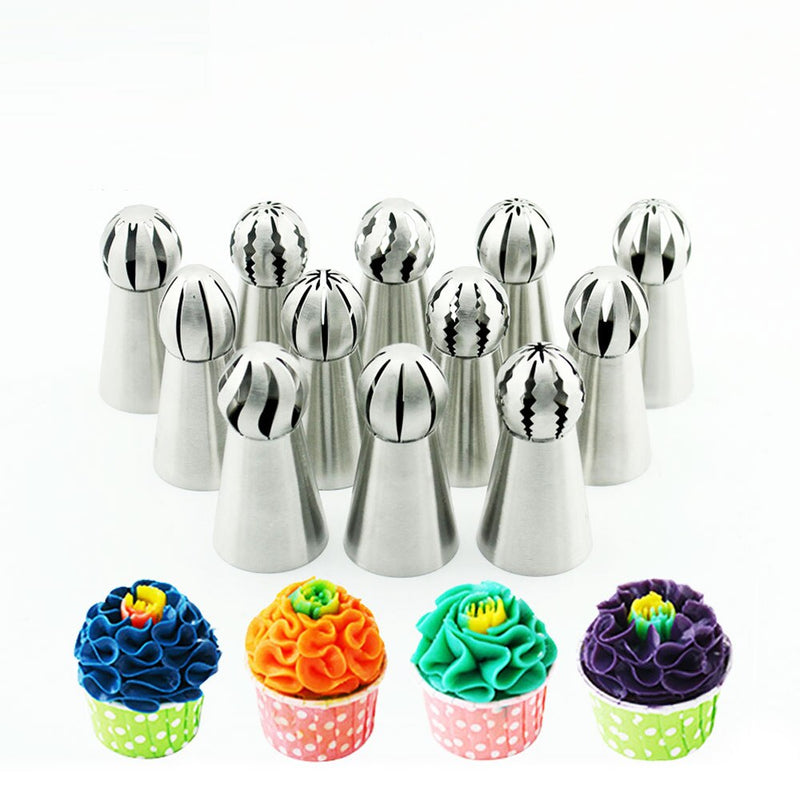 Flower Cakes Decoration Icing Piping Nozzles Pastry Tips Baking Tools TOP Stainless Steel Nozzles - GiftMaybe