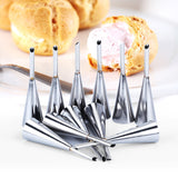 1Pcs Stainless Steel Icing Piping Nozzles Cream Beak Pastry Puff Cream Injector Cake Nozzle for Cake Tool - GiftMaybe