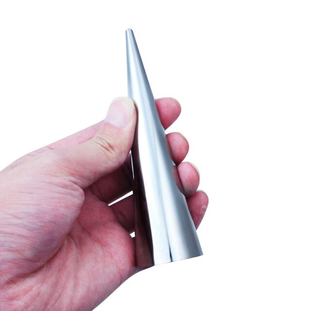 Stainless Steel Non-stick Pipe Bread Danish Tube Pastry Dessert Baking Mold Croissant Maker DIY Danish Spiral Pipe Cream Horn Mo - GiftMaybe