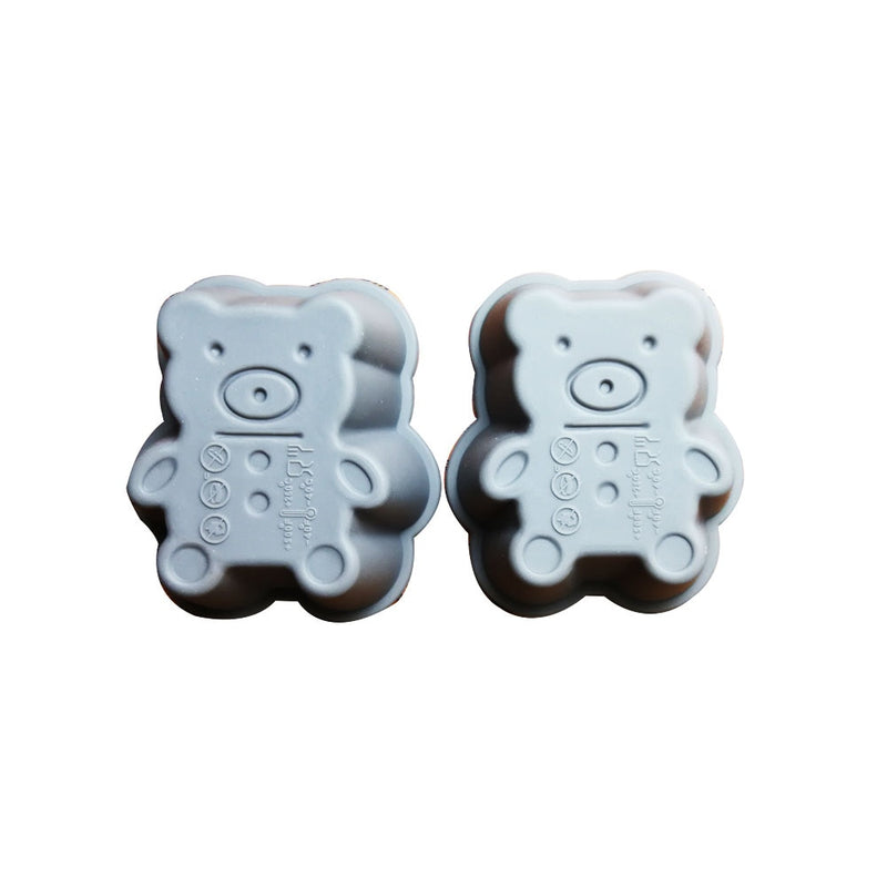 Silicone Bear Reusable Cupcake and Muffin Baking Cup Chocolate Ice Cube Tray DIY Mold - GiftMaybe
