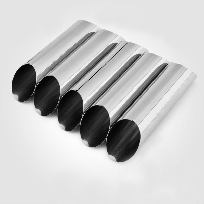 Bread Pipe Mold Stainless Steel Cookie Mould Non-stick Cupcake Baking Supplies Bakeware Danish Tube Pastry Dessert Mold - GiftMaybe