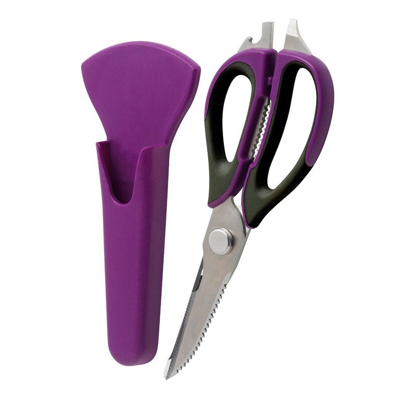 Multifunction Kitchen Scissors Multipurpose Stainless Steel Kitchen Shears Heavy Duty Kitchen Scissors Dishwasher Safe PLUS Garl - GiftMaybe