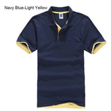 Men's High Quality Cotton Short Sleeve Turn-over Collar Causal Business or Sports Polo Shirts - GiftMaybe