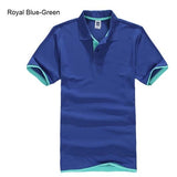 Men's High Quality Cotton Short Sleeve Turn-over Collar Causal Business or Sports Polo Shirts - GiftMaybe