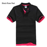 Men's High Quality Cotton Short Sleeve Turn-over Collar Causal Business or Sports Polo Shirts - GiftMaybe