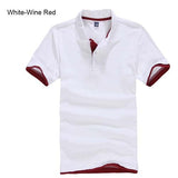 Men's High Quality Cotton Short Sleeve Turn-over Collar Causal Business or Sports Polo Shirts - GiftMaybe