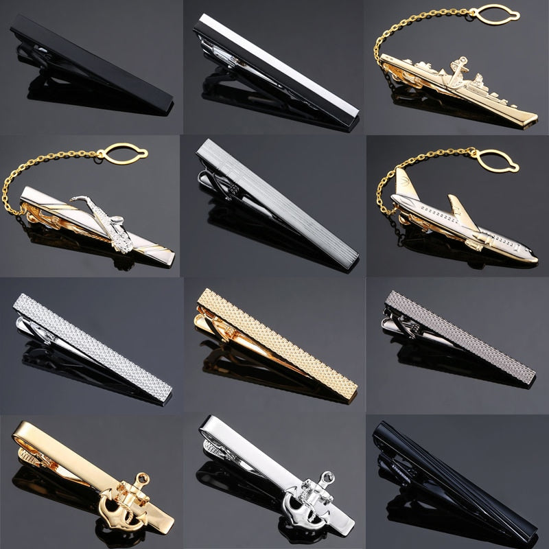 New And High Quality Laser Engraving Fashion Style Men's Business Tie Pin Tie Clip - GiftMaybe