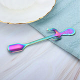 1Pcs Skull Stainless Steel Coffee Spoon Tea Coffee Ice Cream Spoon Teaspoon Tea Soup Sugar Dessert Appetizer Seasoning Bistro Sp - GiftMaybe