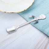 1Pcs Skull Stainless Steel Coffee Spoon Tea Coffee Ice Cream Spoon Teaspoon Tea Soup Sugar Dessert Appetizer Seasoning Bistro Sp - GiftMaybe