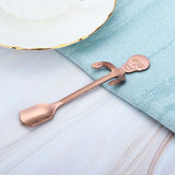 1Pcs Skull Stainless Steel Coffee Spoon Tea Coffee Ice Cream Spoon Teaspoon Tea Soup Sugar Dessert Appetizer Seasoning Bistro Sp - GiftMaybe