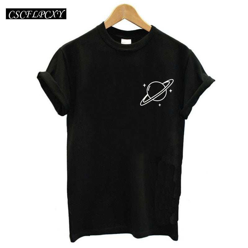 Women Short Sleeve Black or White Color T Shirts Street Fashion Slim Casual Tops - GiftMaybe