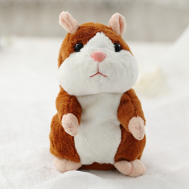 Repeated Talking Hamster Speaking Plush Toys Electronic Stuffed Animals for Children Kids Babies - GiftMaybe