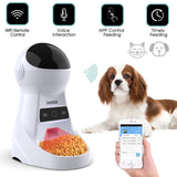 3L Automatic Feeder with Voice Record Pets food Bowl for Dog Cat 4 times One Day - GiftMaybe